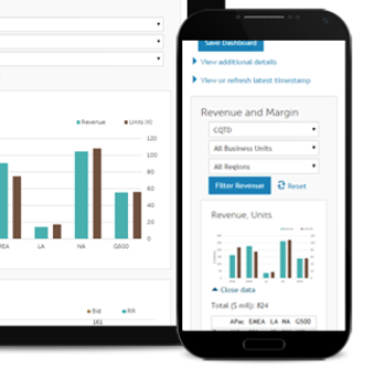 thumbnail image of a mobile phone with data visualization on it